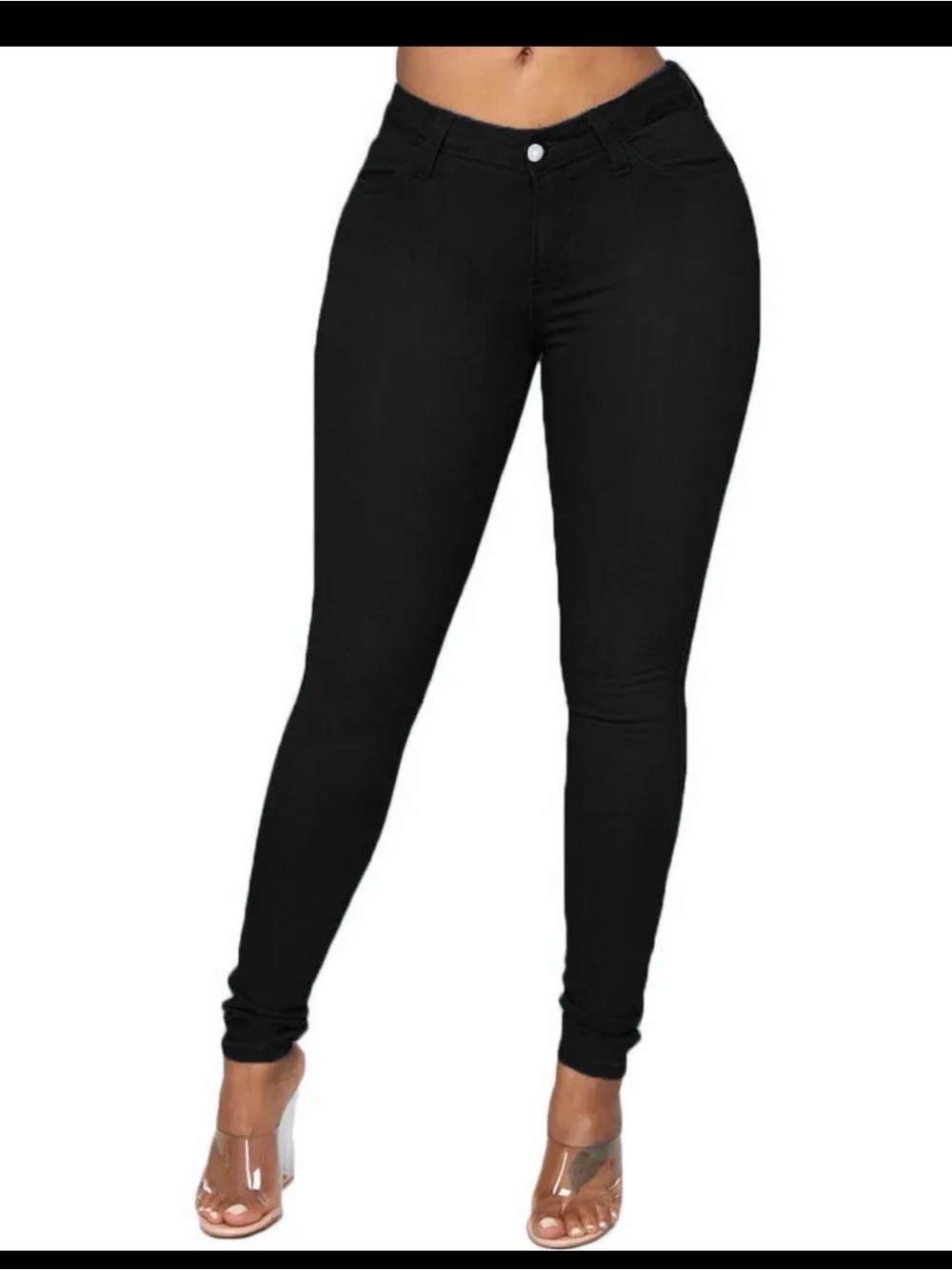 Black High-Rise Skinny Women’s Jeans